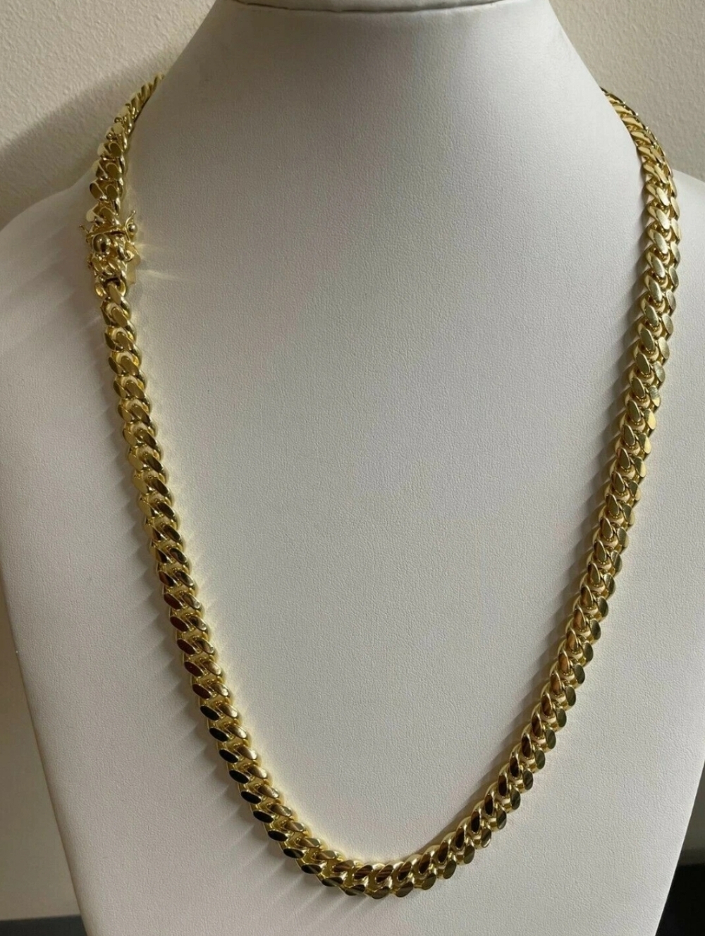 14k AUTHENTIC Gold- Cuban Chain Necklace